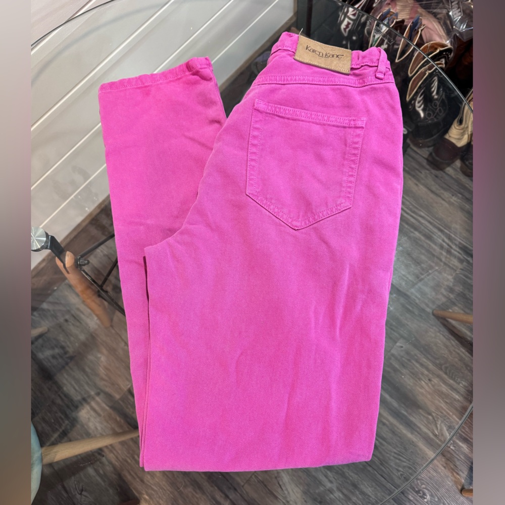 Karen Kane Pink Denim Jeans | Size 10 | 30” Inseam